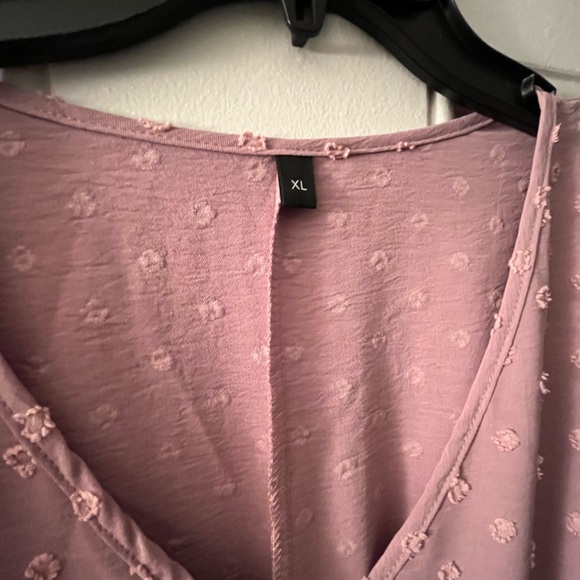 Long-Sleeve Swiss Dot Dress XL - Picture 2 of 6